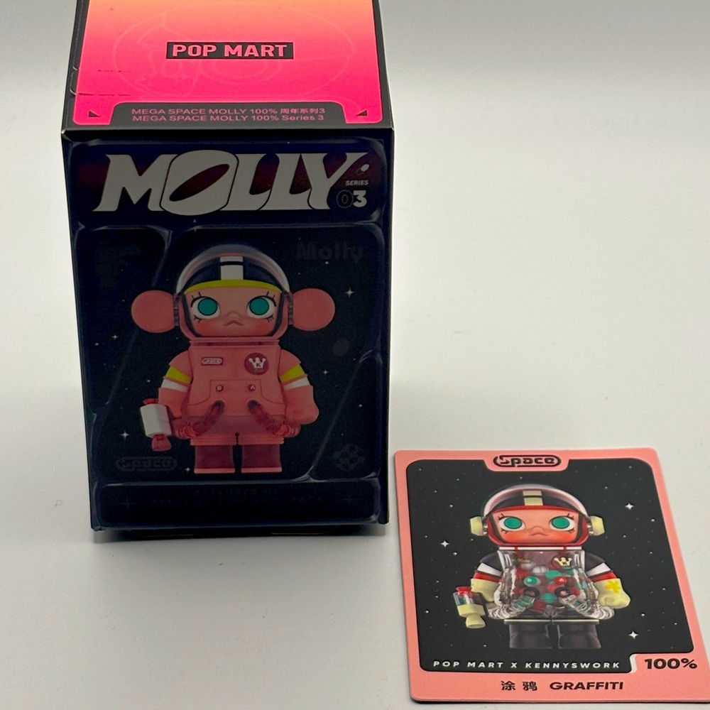 Pop Mart x Kennyswork Space Graffiti Figure